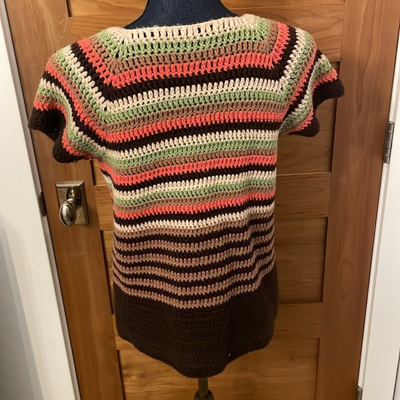 Crochet Short Sleeve Vest - Picture 3 of 4